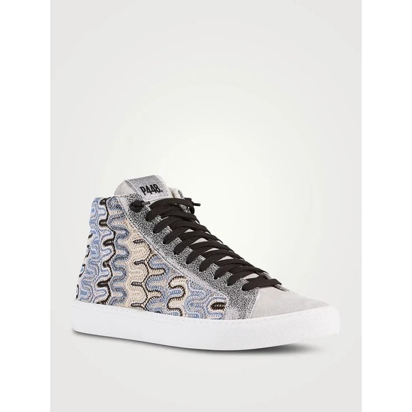 P448 Italian High Top Can Surf Later Star BS Panama Sneaker Size 37/ US 7 NWT - Picture 1 of 12